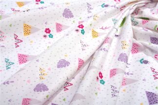 Πάνα Χασέ Bebe Whimsical Mountainside 587 80×80 Λευκό / Παστέλ Λιλά Πάνα Χασέ Bebe Whimsical Mountainside 587 80×80 Λευκό / Παστέλ Λιλά