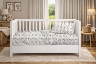 Πάπλωμα Εμπριμέ Bebe Floating Bunny 715 120×160 Γκρι Πάπλωμα Εμπριμέ Bebe Floating Bunny 715 120×160 Γκρι