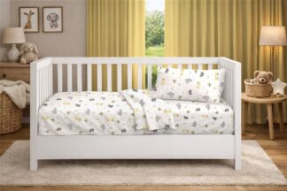 Πάπλωμα Εμπριμέ Bebe Happy Safari 713 120×160 Λευκό / Γκρι Πάπλωμα Εμπριμέ Bebe Happy Safari 713 120×160 Λευκό / Γκρι