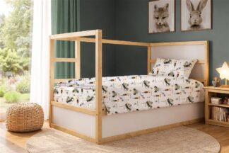 Πάπλωμα Εμπριμέ Kids Animal Grand Prix 590 160×240 Λευκό / Λαδί Πάπλωμα Εμπριμέ Kids Animal Grand Prix 590 160×240 Λευκό / Λαδί