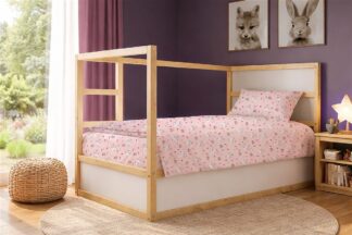 Πάπλωμα Εμπριμέ Kids Rabbit Garden 585 160×240 Ροζ Πάπλωμα Εμπριμέ Kids Rabbit Garden 585 160×240 Ροζ