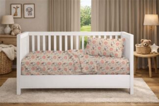 Παπλωματοθήκη Εμπριμέ Bebe Floating Bunny 714 120×160 Μπεζ / Σομόν Παπλωματοθήκη Εμπριμέ Bebe Floating Bunny 714 120×160 Μπεζ / Σομόν