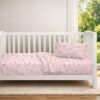 Παπλωματοθήκη Εμπριμέ Bebe Rabbit Garden 585 120×160 Ροζ