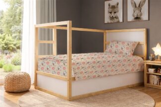Παπλωματοθήκη Εμπριμέ Kids Floating Bunny 714 160×240 Μπεζ / Σομόν Παπλωματοθήκη Εμπριμέ Kids Floating Bunny 714 160×240 Μπεζ / Σομόν