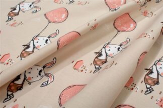 Σεντονάκι Λίκνου Bebe Floating Bunny 714 80×110 Μπεζ / Σομόν Σεντονάκι Λίκνου Bebe Floating Bunny 714 80×110 Μπεζ / Σομόν