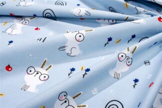 Σεντονάκι Λίκνου Bebe Rabbit Garden 584 80×110 Σιέλ Σεντονάκι Λίκνου Bebe Rabbit Garden 584 80×110 Σιέλ
