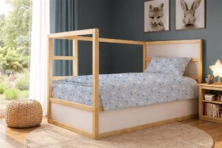 Σεντόνια Εμπριμέ Σετ 2 τεμ Kids Rabbit Garden 584 160×240 Σιέλ Σεντόνια Εμπριμέ Σετ 2 τεμ Kids Rabbit Garden 584 160×240 Σιέλ