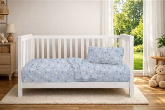 Σεντόνια Εμπριμέ Σετ 3 τεμ Bebe Rabbit Garden 584 120×160 Σιέλ Σεντόνια Εμπριμέ Σετ 3 τεμ Bebe Rabbit Garden 584 120×160 Σιέλ