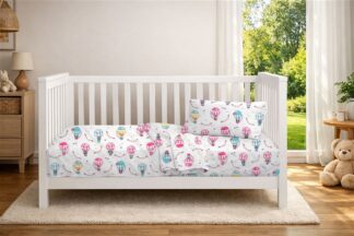 Σεντόνια Εμπριμέ Σετ 3 τεμ Bebe The Floating Zoo 597 120×160 Λευκό / Ροζ Σεντόνια Εμπριμέ Σετ 3 τεμ Bebe The Floating Zoo 597 120×160 Λευκό / Ροζ