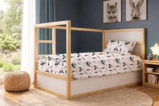 Σεντόνια Εμπριμέ Σετ 3 τεμ Kids Animal Grand Prix 589 160×240 Λευκό / Μπλε Σεντόνια Εμπριμέ Σετ 3 τεμ Kids Animal Grand Prix 589 160×240 Λευκό / Μπλε
