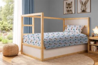 Σεντόνια Εμπριμέ Σετ 3 τεμ Kids Big Cats 28 160×240 Ανοιχτό Γαλάζιο Σεντόνια Εμπριμέ Σετ 3 τεμ Kids Big Cats 28 160×240 Ανοιχτό Γαλάζιο