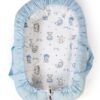 Φωλιά Ύπνου Bebe Bear's Nest 03 85×60×15 Λευκό / Σιέλ Φωλιά Ύπνου Bebe Bear's Nest 03 85×60×15 Λευκό / Σιέλ