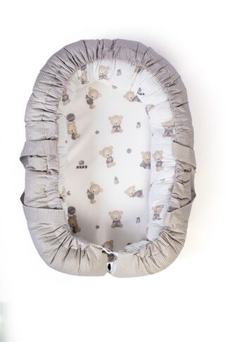 Φωλιά Ύπνου Bebe Bear's Nest 05 85×60×15 Λευκό / Γκρι Φωλιά Ύπνου Bebe Bear's Nest 05 85×60×15 Λευκό / Γκρι