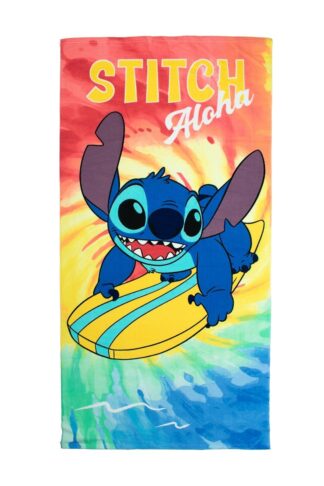 Πετσέτα Θαλάσσης Quick Dry Disney Home Lilo & Stitch 159 70×140 Πορτοκαλί