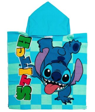 Πόντσο Θαλάσσης Quick Dry Disney Home Lilo & Stitch 196 50×100 Ακουά / Σιέλ