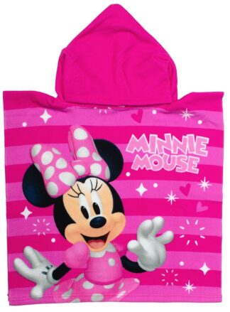 Πόντσο Θαλάσσης Quick Dry Disney Home Minnie 194 50×100 Φούξια / Ροζ