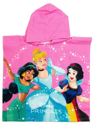 Πόντσο Θαλάσσης Quick Dry Disney Home Princess 192 50×100 Baby Pink