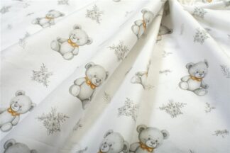 Πάνα Χασέ Bebe Newborn Bear 717 80×80 Λευκό / Γκρι Πάνα Χασέ Bebe Newborn Bear 717 80×80 Λευκό / Γκρι