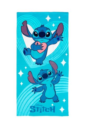 Πετσέτα Θαλάσσης Quick Dry Disney Home Lilo & Stitch 545 70×140 Σιέλ