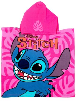 Πόντσο Θαλάσσης Quick Dry Disney Home Lilo & Stitch 556 50×100 Ροζ