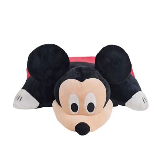 Μαξιλάρι - Λούτρινο 2 Σε 1 Disney Home Mickey 87 45×28 Μαύρο / Κόκκινο