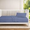 Κουβέρτα Πικέ Bebe Μονόχρωμη 325 gsm 125×150 Μπλε