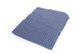 Κουβέρτα Πικέ Bebe Μονόχρωμη 325 gsm 85×110 Μπλε