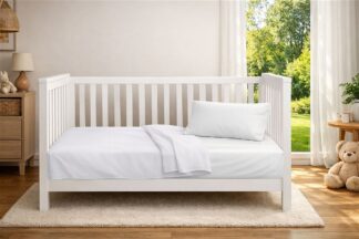 Κουβέρτα Πικέ Bebe Μονόχρωμη 325 gsm 125×150 Λευκό Κουβέρτα Πικέ Bebe Μονόχρωμη 325 gsm 125×150 Λευκό