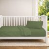 Κουβέρτα Πικέ Bebe Μονόχρωμη 325 gsm 125×150 Λαδί