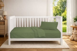 Κουβέρτα Πικέ Bebe Μονόχρωμη 325 gsm 125×150 Λαδί