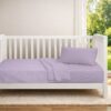 Κουβέρτα Πικέ Bebe Μονόχρωμη 325 gsm 125×150 Παστέλ Λιλά