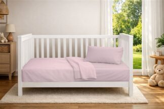 Κουβέρτα Πικέ Bebe Μονόχρωμη 325 gsm 125×150 English Rose