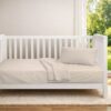 Κουβέρτα Πικέ Bebe Μονόχρωμη 325 gsm 125×150 Εκρού