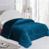 Κουβερτοπάπλωμα Jacquard Waves-Fleece 700 gsm 1960 Πετρόλ 160×220 Κουβερτοπάπλωμα Jacquard Waves-Fleece 700 gsm 1960 Πετρόλ 160×220