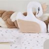 Πάντα Πλεξούδα Bebe Velvet 21 Μήκος 220 εκ. Λευκό / Μπεζ Χρυσό