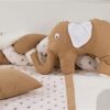 Πάντα Πλεξούδα Bebe Τρίχρωμη 25 Μήκος 220 εκ. Λευκό / Μπεζ Χρυσό