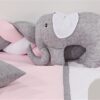 Πάντα Πλεξούδα Bebe Τρίχρωμη 29 Μήκος 220 εκ. Γκρι / Ροζ