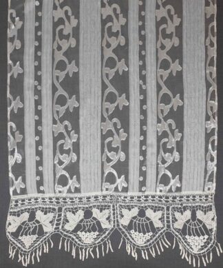 Κουρτίνα 014 (90cm x 130cm) λευκό με τιράντα Κουρτίνα 014 (90cm x 130cm) λευκό με τιράντα
