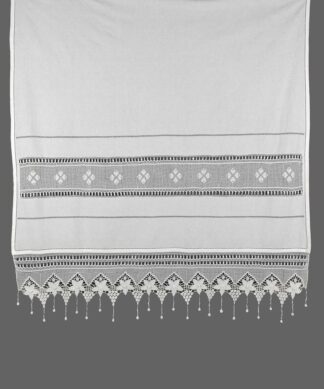 Κουρτίνα 027 (140cm x 260cm) λευκό με τούνελ