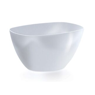 Coubi Orchid Λευκό Πλαστικό Κασπώ 20×13×10εκ (2 τμχ)