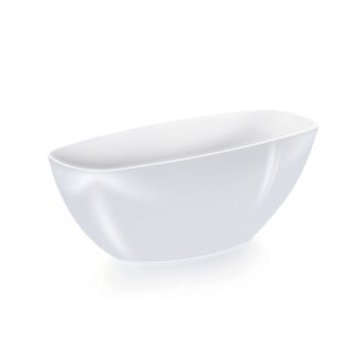 Coubi Orchid Λευκό Πλαστικό Κασπώ 36×12×13εκ