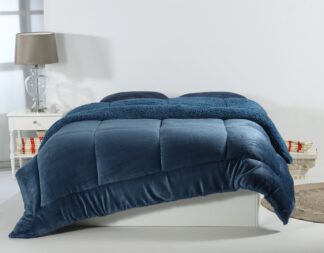 Κουβερτοπάπλωμα solid (220cm x 240cm) navy