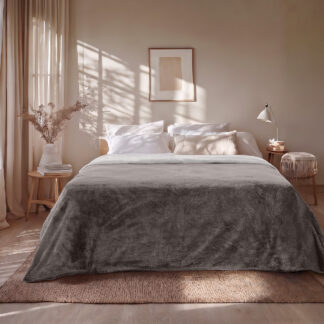 Κουβέρτα Υπέρδιπλη Διπλής Όψεως Art 11601 Jacquard Fleece 700gsm Fiesta Plus 220x240 Ανθρακί,γκρι Κουβέρτα Υπέρδιπλη Διπλής Όψεως Art 11601 Jacquard Fleece 700gsm Fiesta Plus 220x240 Ανθρακί,γκρι