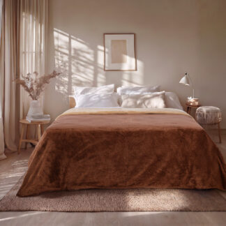 Κουβέρτα Υπέρδιπλη Διπλής Όψεως Art 11601 Jacquard Fleece 700gsm Fiesta Plus 220x240 Καφέ,μπεζ Κουβέρτα Υπέρδιπλη Διπλής Όψεως Art 11601 Jacquard Fleece 700gsm Fiesta Plus 220x240 Καφέ,μπεζ