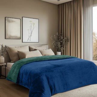 Παπλωματοθήκη Υπέρδιπλη Διπλής Όψεως 11602 Jacquard Fleece 700gsm Fiesta Plus 220×240 Μπλε/Πράσινο Παπλωματοθήκη Υπέρδιπλη Διπλής Όψεως 11602 Jacquard Fleece 700gsm Fiesta Plus 220×240 Μπλε/Πράσινο