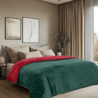 Παπλωματοθήκη Υπέρδιπλη Διπλής Όψεως 11602 Jacquard Fleece 700gsm Fiesta Plus 220×240 Πράσινο/Κόκκινο Παπλωματοθήκη Υπέρδιπλη Διπλής Όψεως 11602 Jacquard Fleece 700gsm Fiesta Plus 220×240 Πράσινο/Κόκκινο