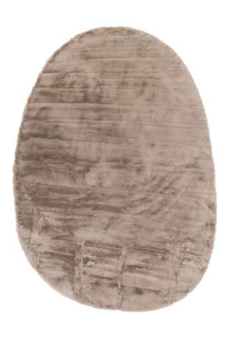 Γούνινο Χαλί Bunny Oval Taupe 2458 170×240