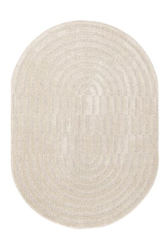 Οβάλ Χαλί Jazz 2972A White 160×230 Οβάλ Χαλί Jazz 2972A White 160×230