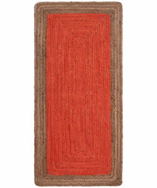Χαλί γιούτα 1708 (70cm x 160cm) teracotta