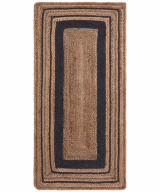 Χαλί γιούτα 1730 (160cm x 230cm) natural/black Χαλί γιούτα 1730 (160cm x 230cm) natural/black